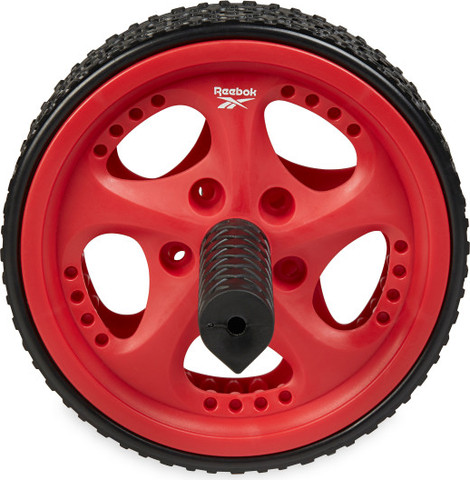 גלגל כפול לשרירי בטן - REEBOK AB WHEEL RED