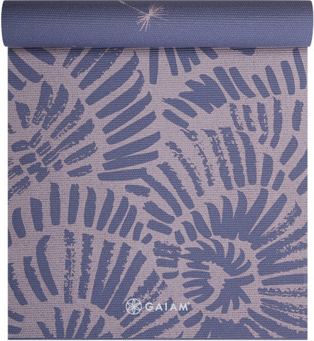 מזרן יוגה פרימיום 6 מ"מ דו צדדי REVERSIBLE PRINTED YOGA MAT DANDELION FOSSIL