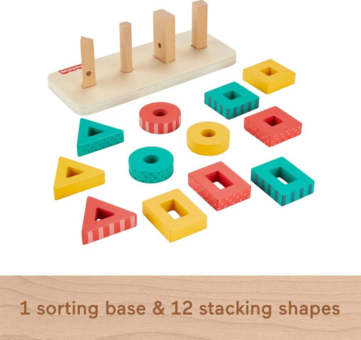 מגדל צורות גאומטרי - Fisher Price