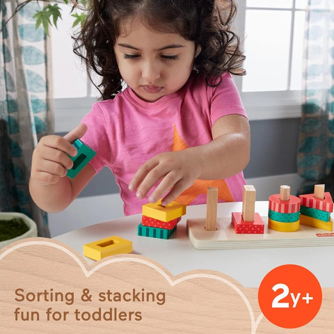 מגדל צורות גאומטרי - Fisher Price