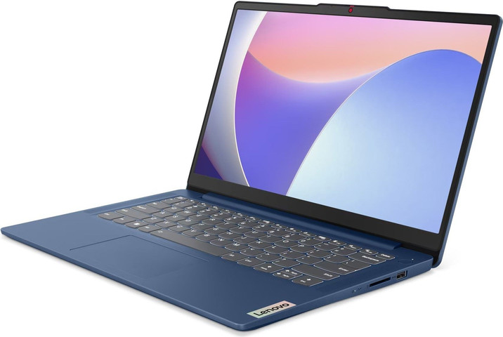מחשב נייד Lenovo IdeaPad Slim 3 14IAN8 14'' FHD Intel N200 4GB 128GB Windows 11 S - צבע כחול