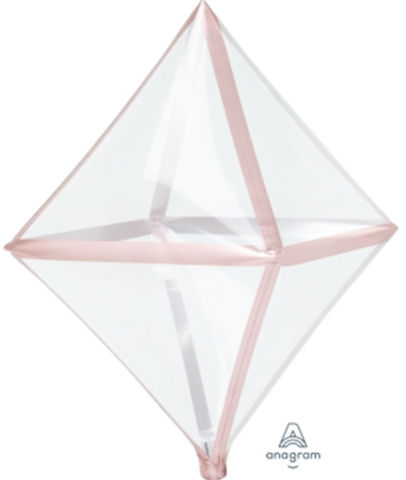 בלון מיילר 18 תלת מימד רוז גולד TRIM