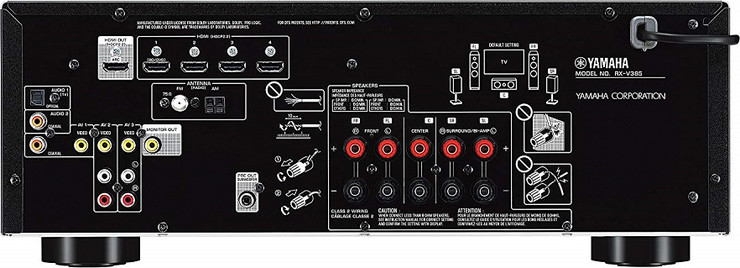 רסיבר ‏5.1 ‏ערוצים Yamaha ימאהה RX-V385