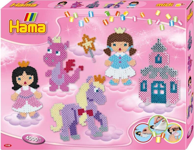 חרוזי גיהוץ קופסא גדולה פנטזיה - Hama