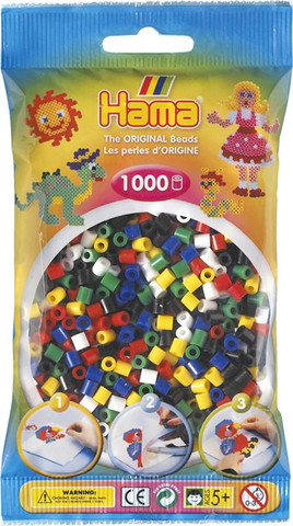 חרוזי גיהוץ 1000 יחידות - צבעוני