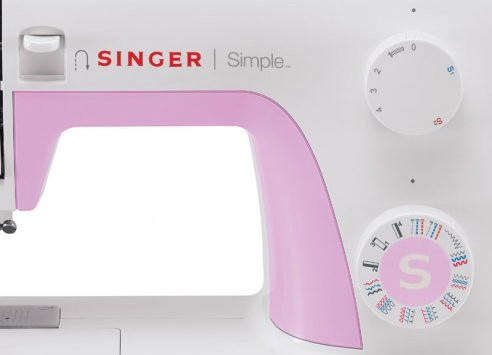 מכונת תפירה Singer זינגר Simple 3223 לבן משולב סגול