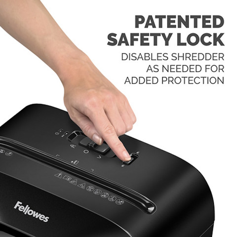 מגרסת נייר 9 דפים Fellowes פלואוס LX50 שחור