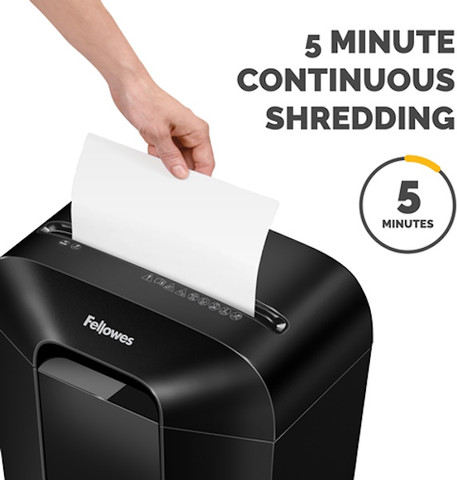 מגרסת נייר 9 דפים Fellowes פלואוס LX50 שחור