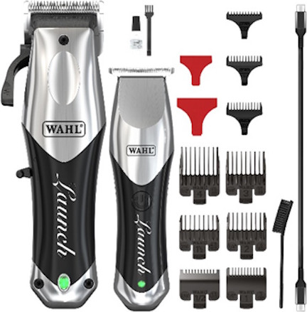 סט מכונת תספורת מקצועית וטרימר WAHL וול LAUNCH COMBO SET 3028732