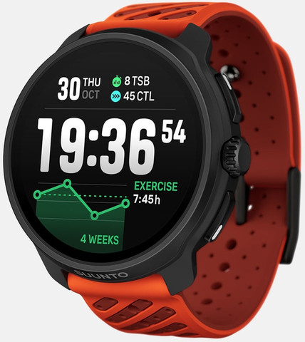 SUUNTO Race 2 Coral Orange שעון ספורט וכושר בצבע כתום