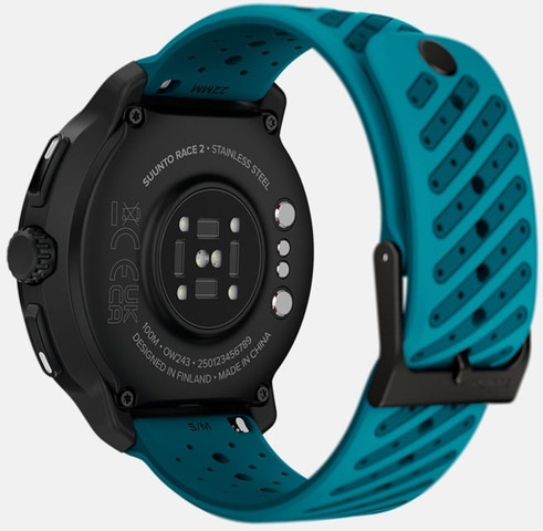 SUUNTO Race 2 Wave Blue שעון ספורט וכושר בצבע כחול