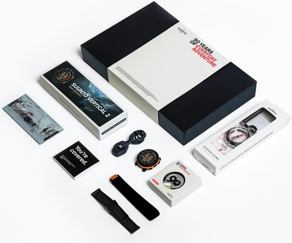 SUUNTO Vertical 2 Anniversary Gift Box שעון הרפתקאות וספורט מקצועי מטיטניום בגרסת 90 שנה מיוחדת
