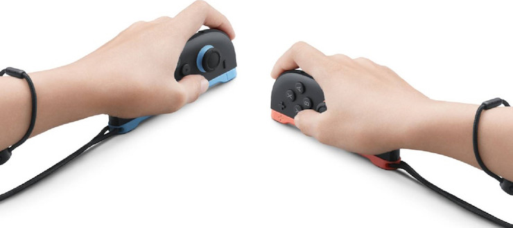 זוג בקרי Joy-Con כחול ואדום לקונסולת Nintendo Switch 2 נינטנדו NS2 Joy-Con כחול+אדום
