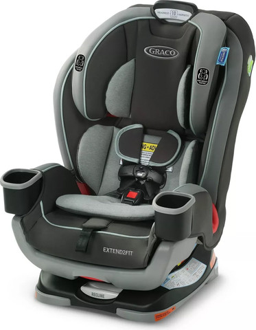 כסא בטיחות עם מאריך רגלים אקסטנד טו פיט Extend2Fit אפור/שחור Bay Village