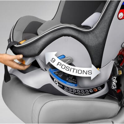 כיסא בטיחות נקסטפיט זיפ - NextFit Zipצ'יקו Chicco - שחור/אפור - Carbon