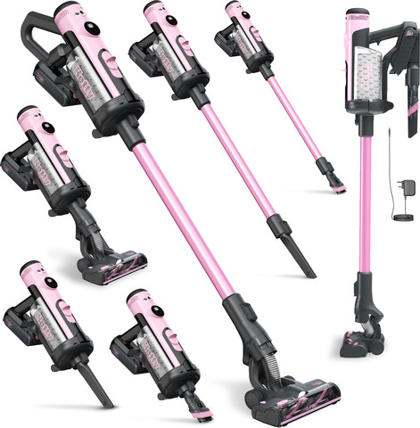 שואב אבק אלחוטי נטען HETTY QUICK PINK אנגליה