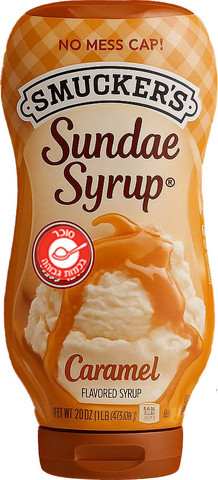 Smucker's Sundae Syrup Caramel סמקרס סירופ גלידה בטעם קרמל