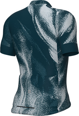 חולצה קצרה רכיבת אופניים גברים PRAGMA TRACE JERSEY כחול כהה דקיקה קלילה טכנית אלסטית ומנדפת מאוד