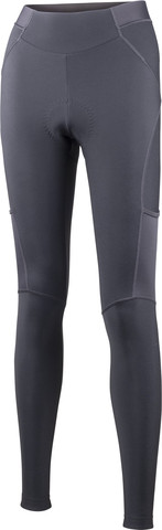 מכנס לרכיבת אופניים  נשים חורף ארוך ADVENTURES LADY TIGHT שחור טרמי מחמם ומנדף
