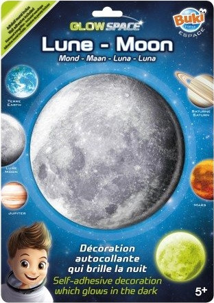 מדבקת ירח זוהרת בחושך דגם Moon