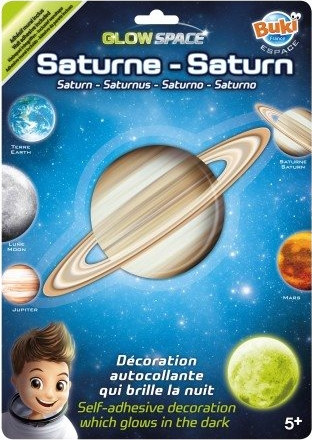 מדבקה זוהרת בחושך שבתאי דגם Saturn