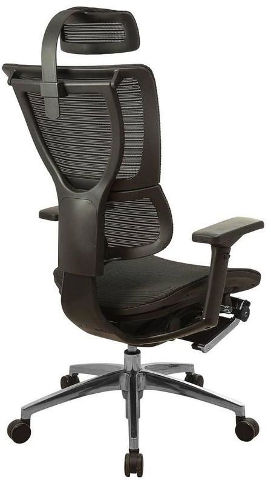 MIRUS Luxury  כיסא מירוס שחור עם משענת  רגליים