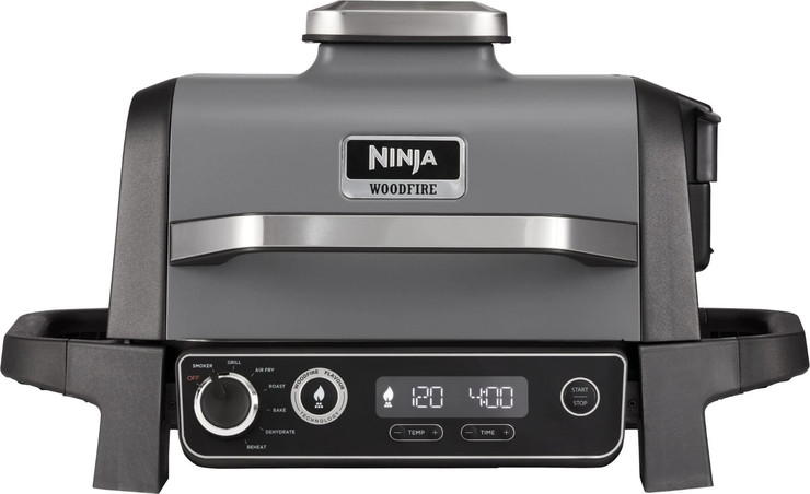 גריל מנגל חשמלי ומעשנת Ninja Woodfire OG701