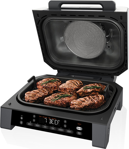 גריל חשמלי חכם כולל פאנל בעברית Ninja נינג'ה Foodi Smart Grill Max DG553