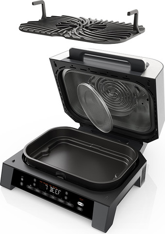 גריל חשמלי חכם כולל פאנל בעברית Ninja נינג'ה Foodi Smart Grill Max DG553