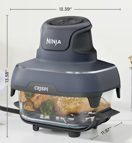 סיר טיגון ובישול ללא שמן Ninja נינג'ה Crispi FN101 צבע כחול