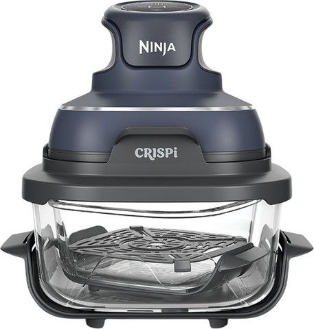 סיר טיגון ובישול ללא שמן כולל 3 קערות זכוכית Ninja נינג'ה Crispi FN103