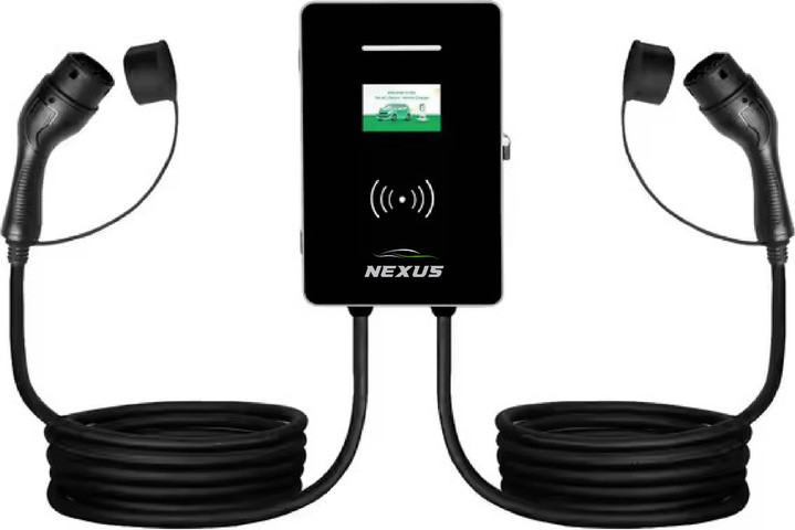 עמדת טעינה כפולה Nexus Touch Double Gun 44KW