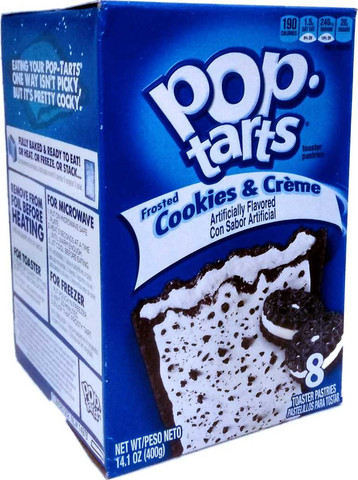 Pop Tarts Cookie and Cream - פופטארטס קרם עוגיות