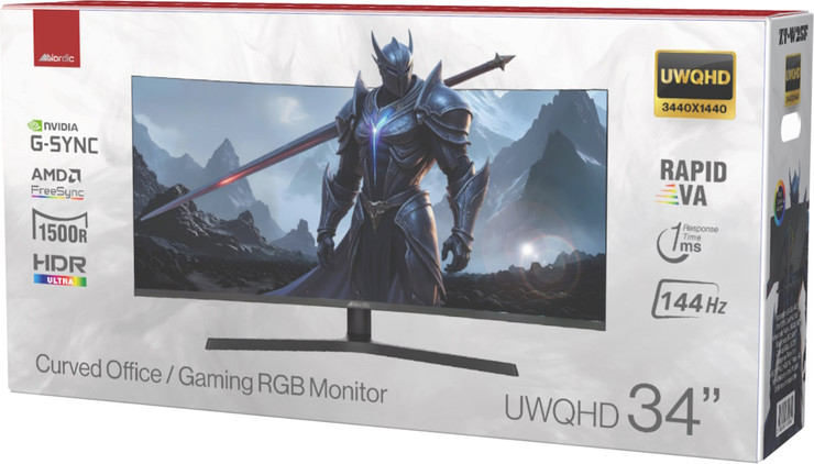 מסך מחשב גיימינג קעור 34" UWQHD ‏Nordic נורדיק ZTW25F