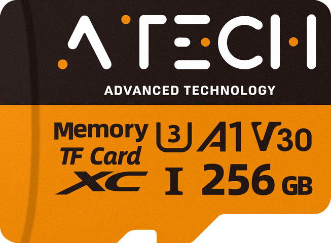 כרטיס זיכרון MicroSD בנפח 256GB – דגם AT-SD256 מבית ATech
