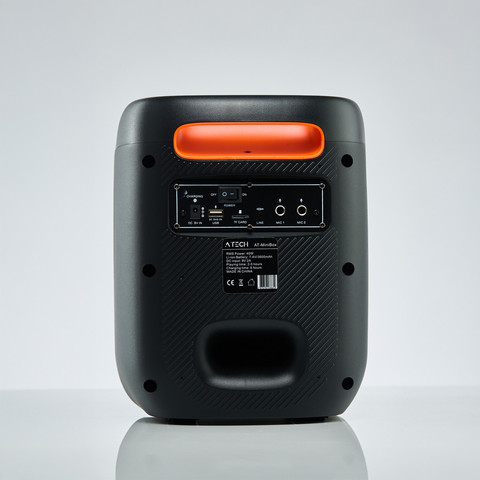 רמקול בידורית נייד 6.5 אינץ' דגם AT-MiniBox מבית ATech