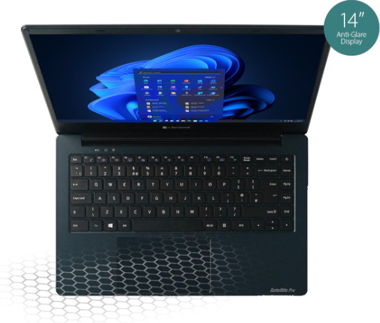 מחשב נייד Toshiba Dynabook Pro 14 Core i5 8GB 512GB Win11Pro כולל תיק ועכבר