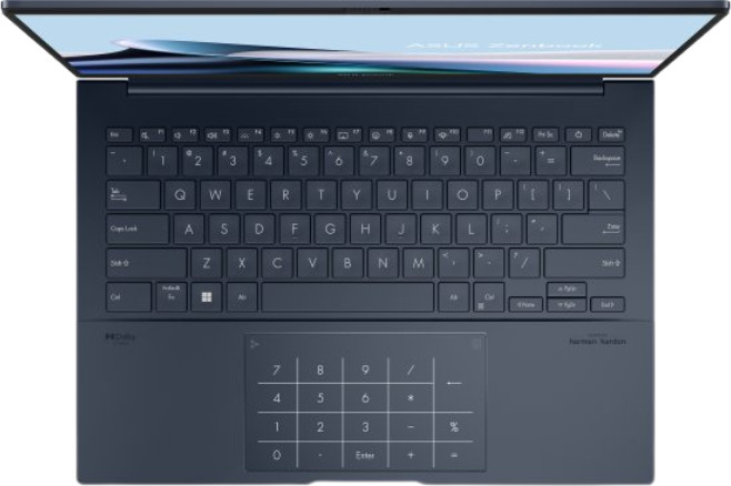 מחשב נייד Asus Zenbook 14" 3K OLED Core Ultra 9 32GB 1TB Win11 Pro כחול