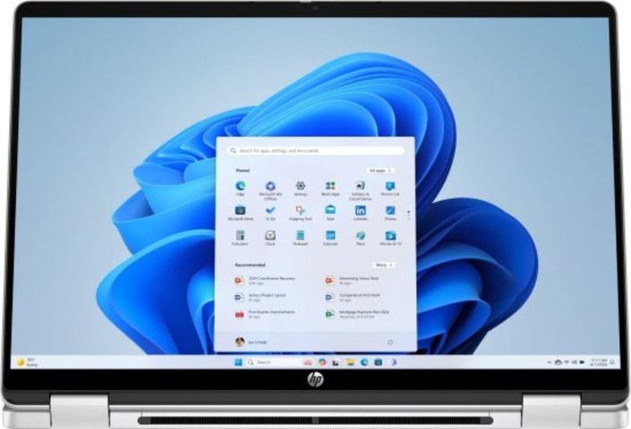 מחשב נייד מסך מגע HP OmniBook 5 Flip 14" 2K Core 7 16GB 1TB Win11 Pro כסוף