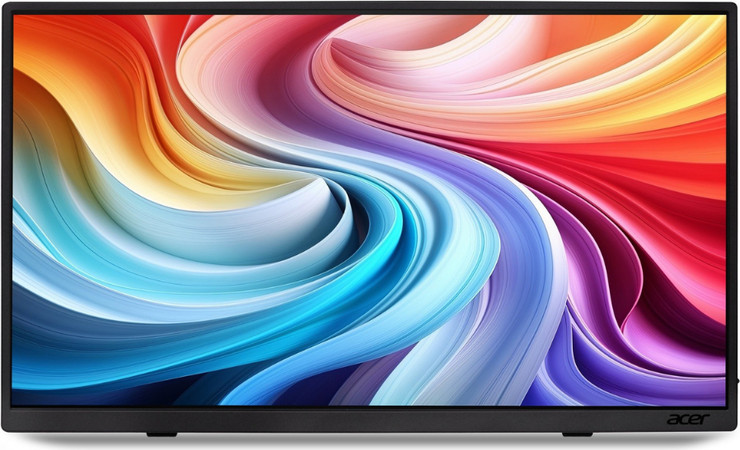 מסך נייד כולל מגע Acer PM161QT 15.6" FHD IPS USB-C Mini HDMI