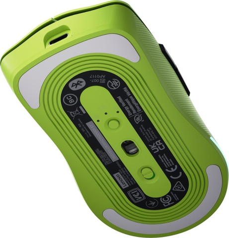 עכבר גיימינג אלחוטי Lenovo Legion M220 RGB Bluetooth / 2.4GHz / Wired 5000 DPI ירוק
