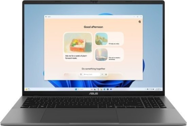 מחשב נייד ASUS Vivobook S 16" Core 5 210H 16GB 512GB Win11 Pro אפור