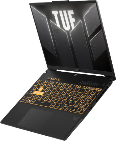 מחשב נייד גיימינג ASUS TUF Gaming 16 i7-14650HX 32GB 1TB RTX 5060 Win11Pro אפור