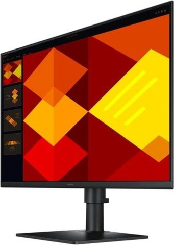 מסך מחשב Samsung Essential S4 27" FHD IPS 100Hz ארגונומי USB שחור