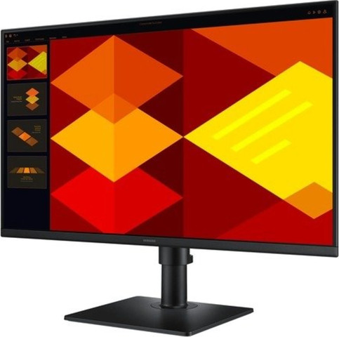 מסך מחשב Samsung Essential S4 24" Full HD IPS 100Hz HDMI DP USB שחור