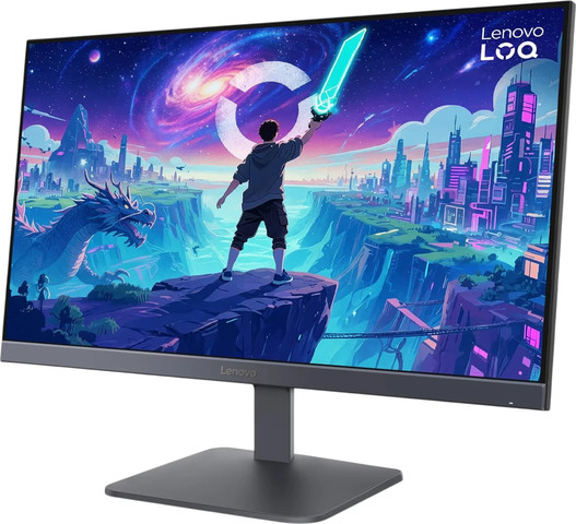 מסך מחשב גיימינג Lenovo LOQ 24-10 23.8" FHD IPS 200Hz 0.5ms Lunar Grey