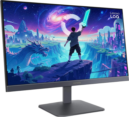 מסך מחשב גיימינג Lenovo LOQ 24-10 23.8" FHD IPS 200Hz 0.5ms Lunar Grey