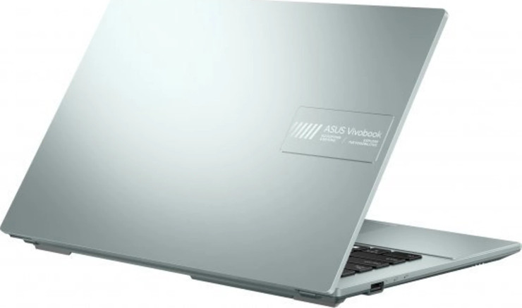 מחשב נייד Asus Vivobook Go 14 14" Ryzen 5 16GB 1TB win11Pro - Grey-green