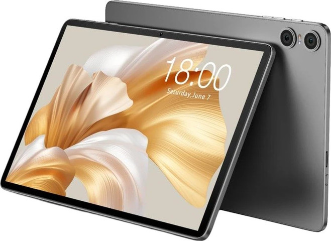 טאבלט Teclast Octa Core 4GB+128GB 10.1'' WiFi - צבע אפור - כולל כיסוי Folio