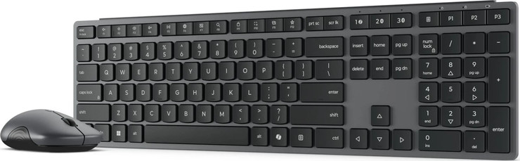 סט מקלדת ועכבר אלחוטיים Lenovo 700 Modern Multi-Device Wireless GX31S04970 - צבע אפור